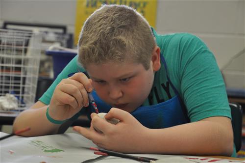 Students painted rocks to be placed around the school so their kindness message lasts forever. Students painted rocks to be placed around the school so their kindness message lasts forever.
