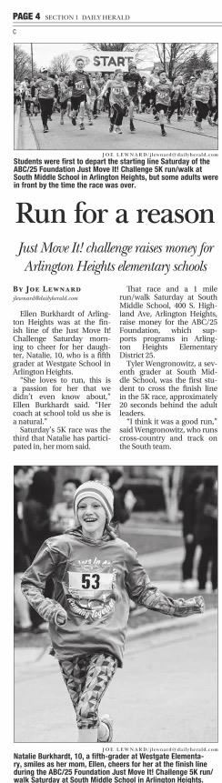 In the Daily Heral 