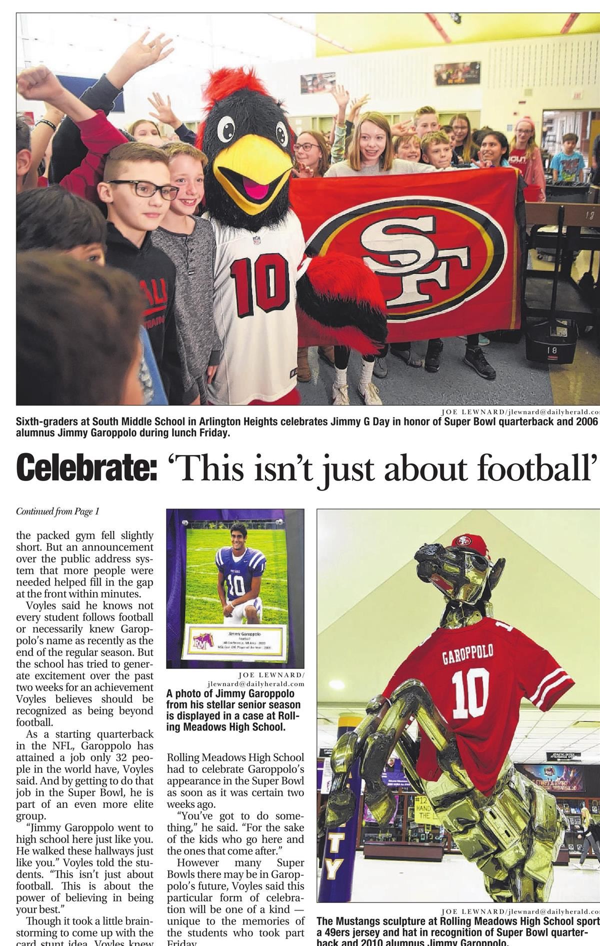 The Daily Herald printed the submitted story of South's Math Club's visit to Springfield. Full story below. 